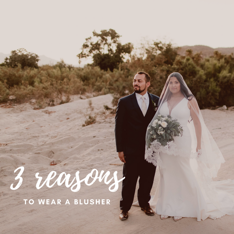 3 Reasons a Bride Should Wear a Blusher Veil
