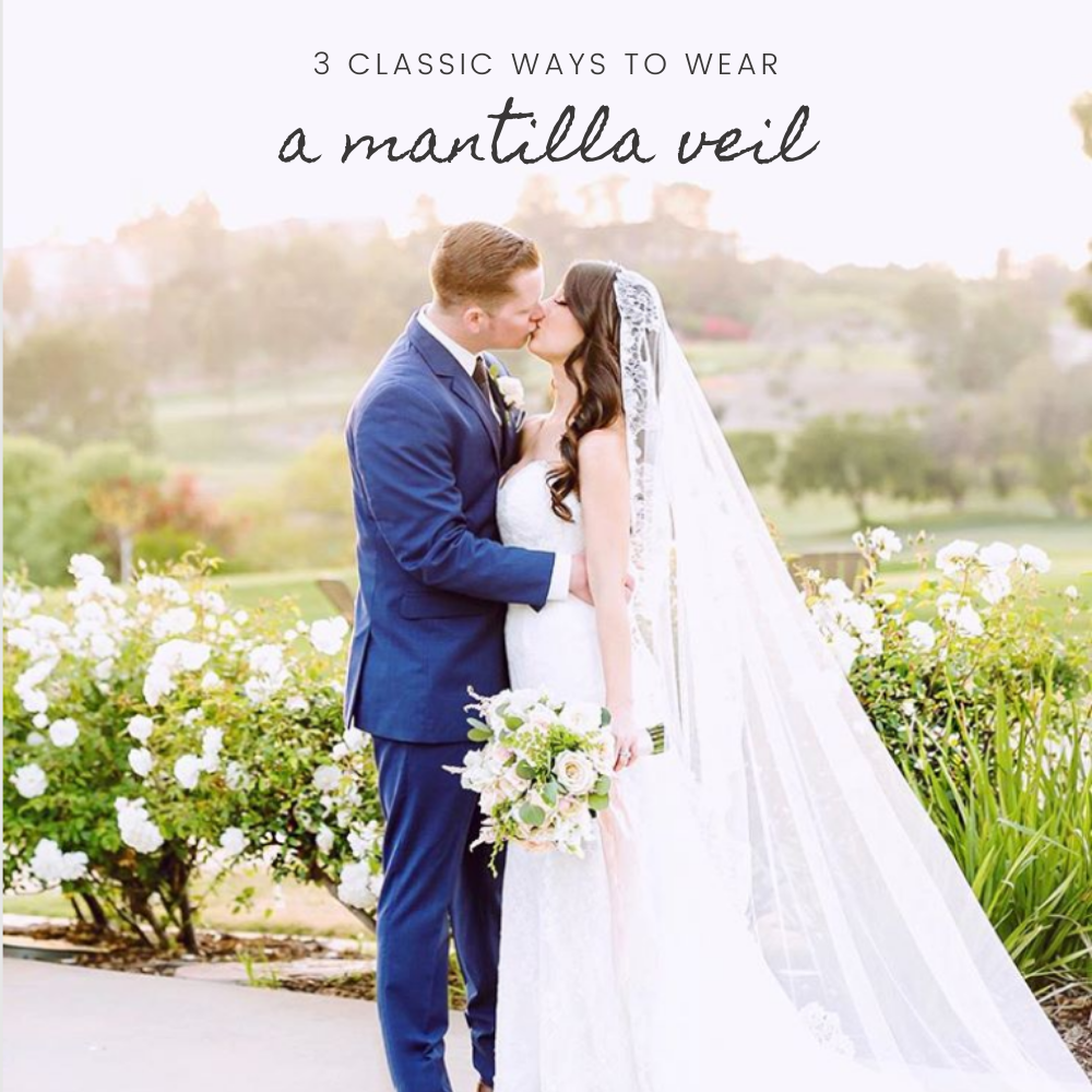 3 Classic Ways to Place Your Mantilla Veil – The Mantilla Company