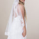 fingertip length spanish lace veil mantilla style