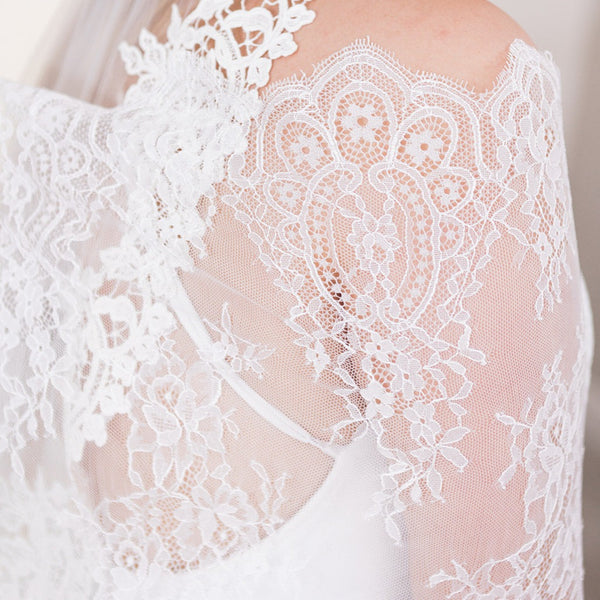 ceremony mantilla for bride and groom