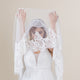 regina lace mantilla veil with blusher