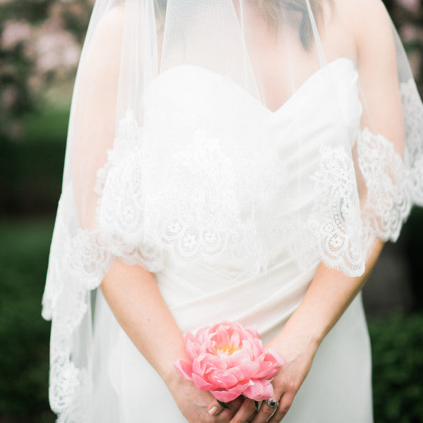 spanish lace cathedral veil blusher