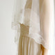 Ivory cathedral length mantilla wedding veil