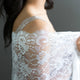 ivory bride and groom ceremony mantilla rectangular with spanish lace