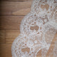 cathedral lace veil with polka dot tulle